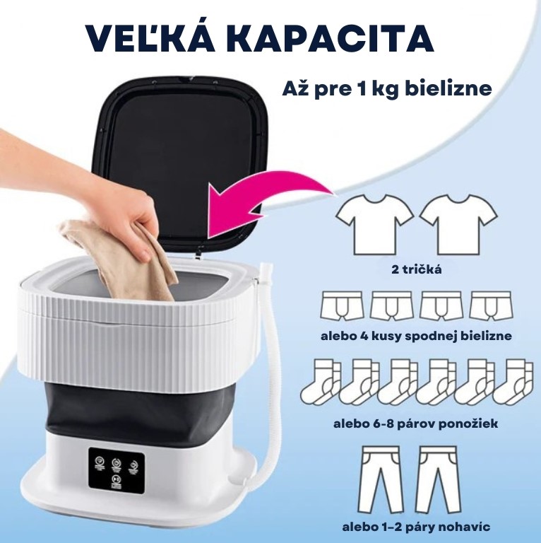 CLEANmaxx Skladacia mini práčka 15056 (6)